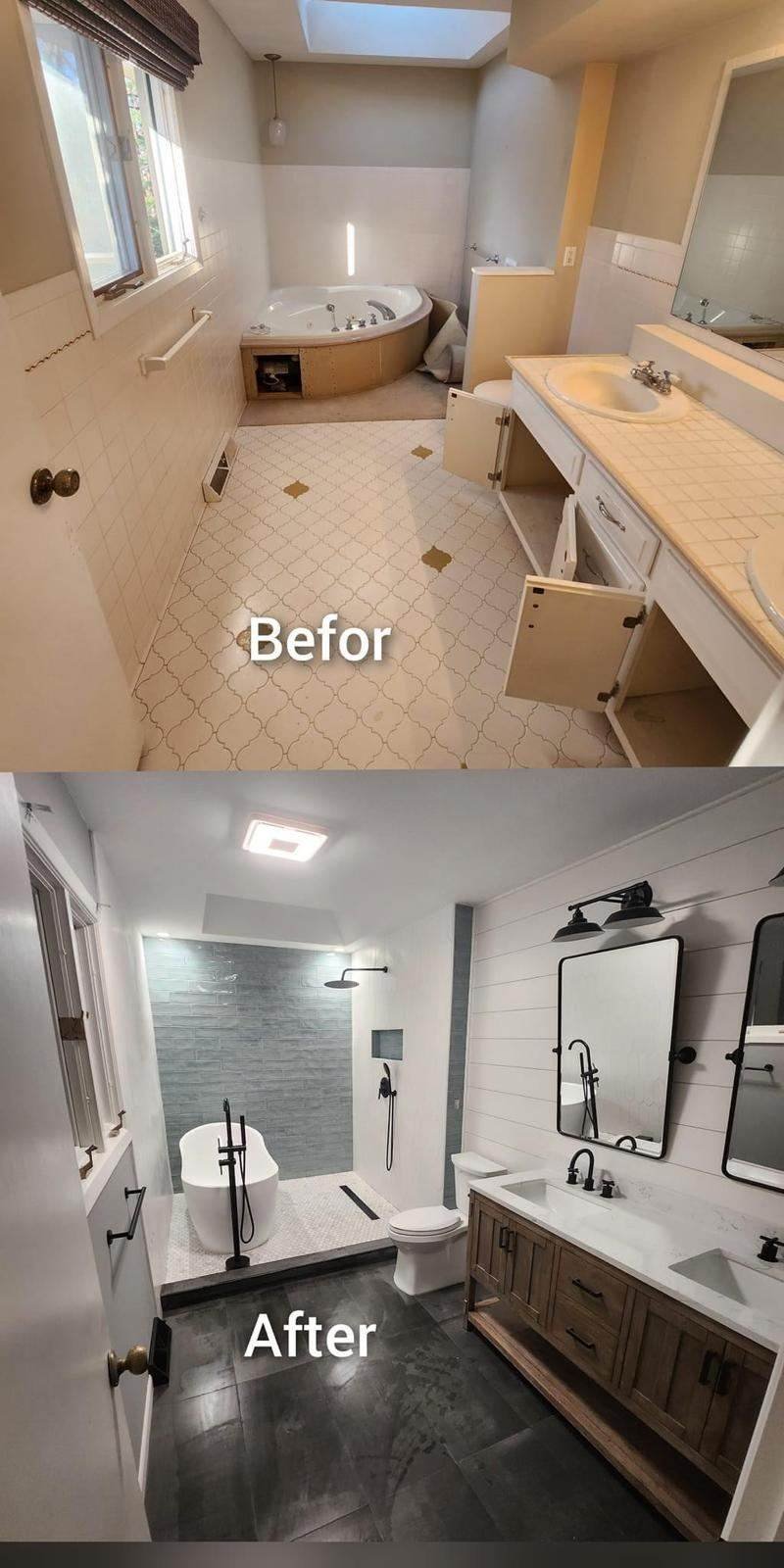 bathroom renuvation remodle Homerix Inc Westfield Indiana