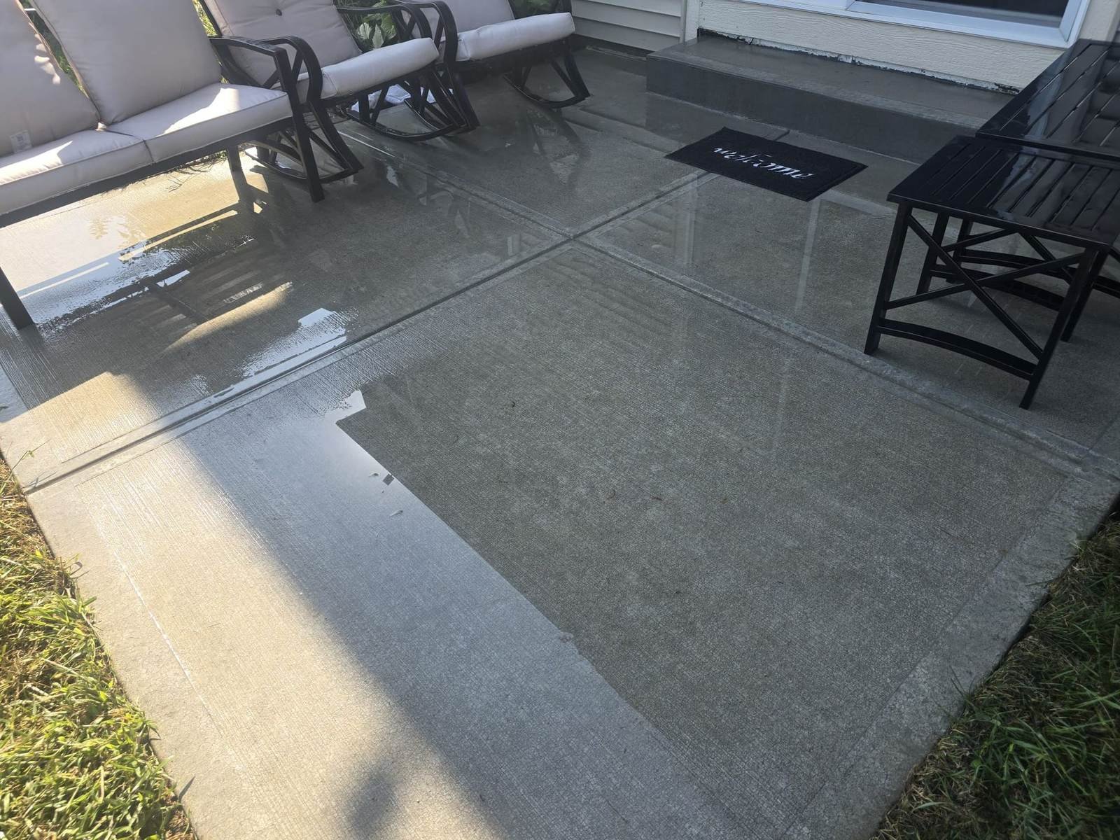 epoxy flooring house outside Homerix Inc Westfield Indiana