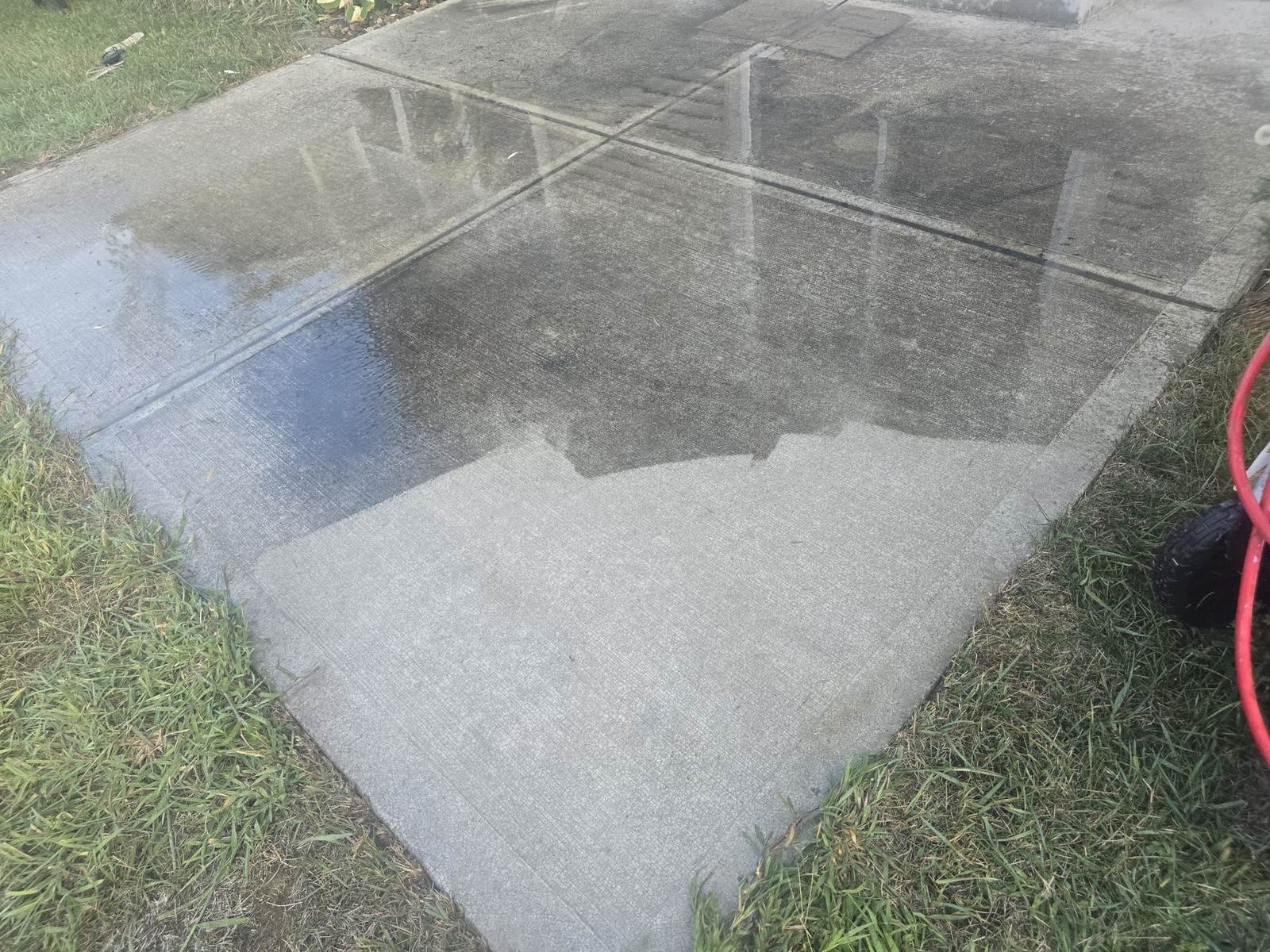 epoxy job done outside house Homerix Inc Westfield Indiana