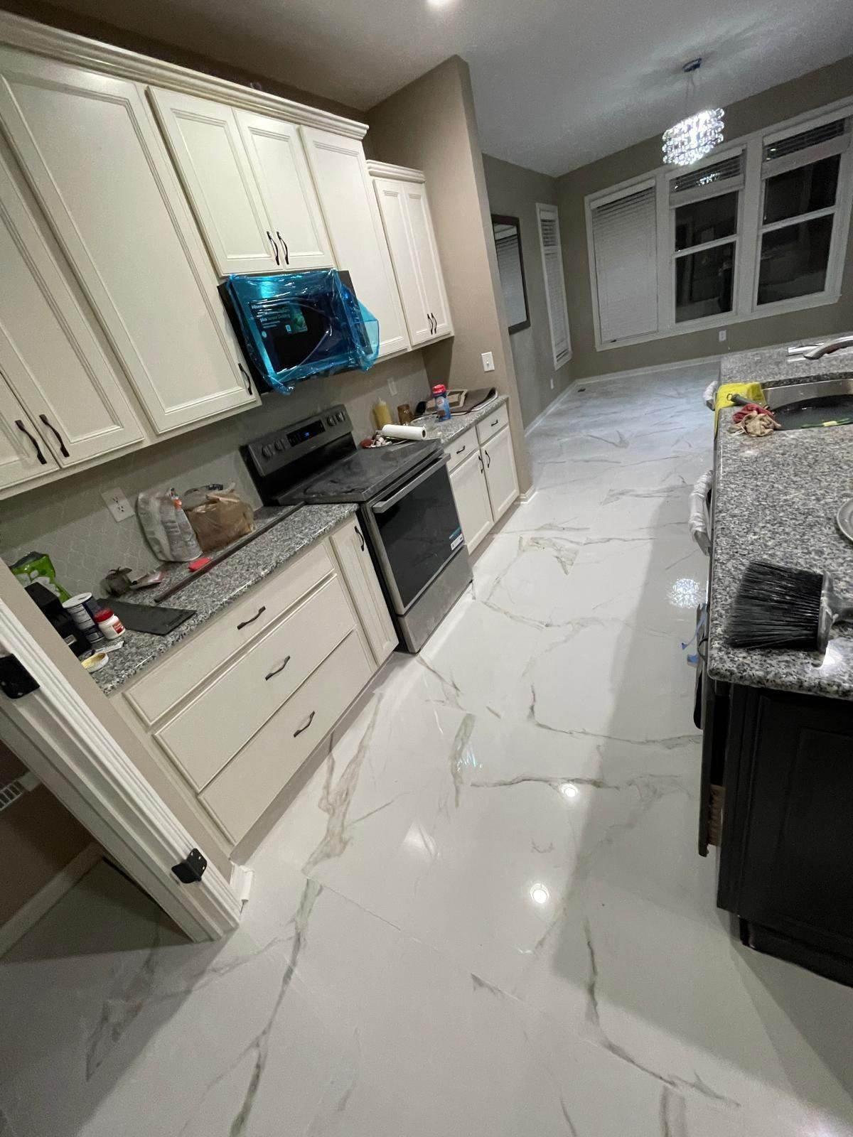 floor tile instalation Homerix Inc Westfield Indiana