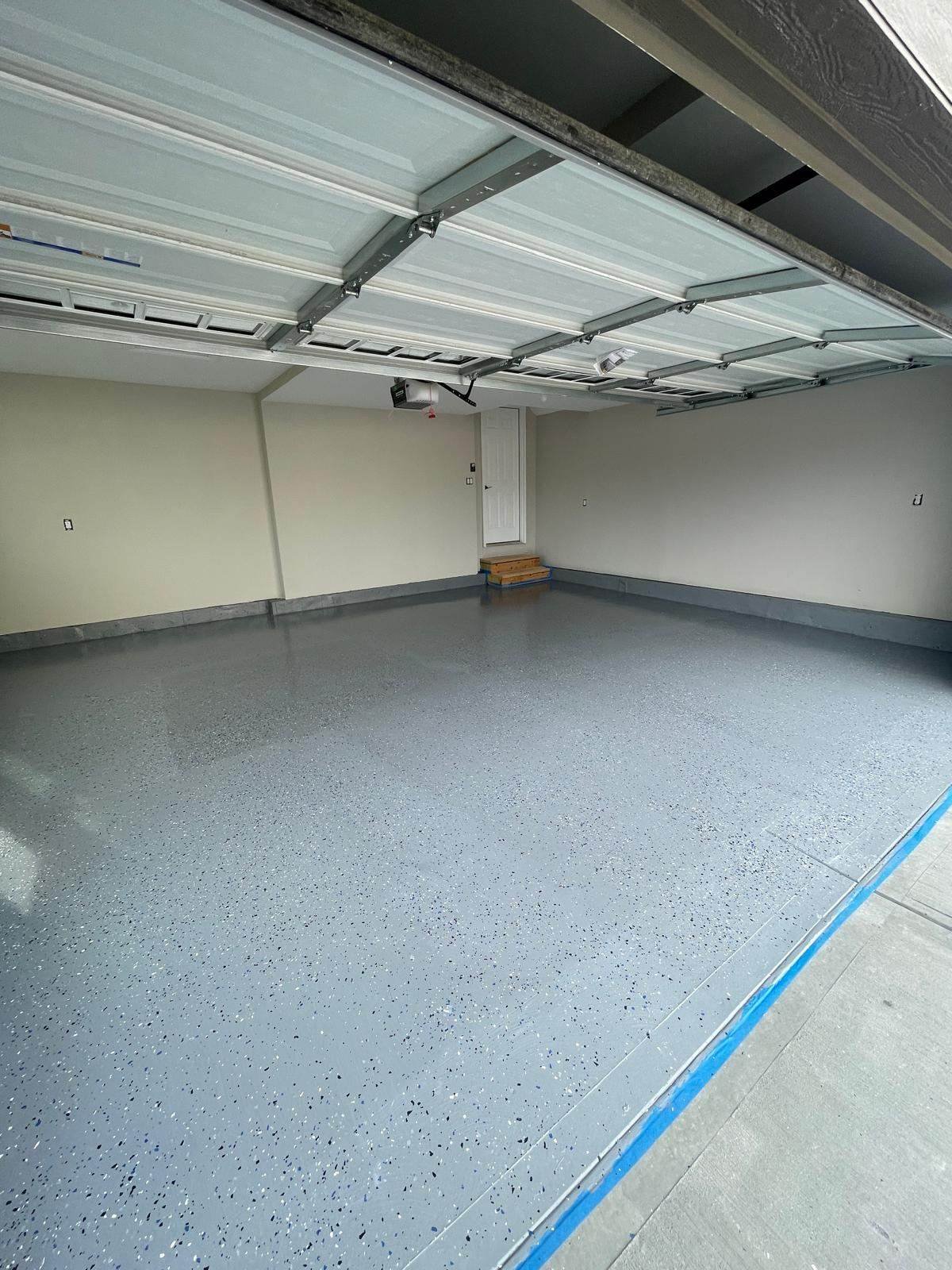 garage epoxy Homerix Inc Westfield Indiana