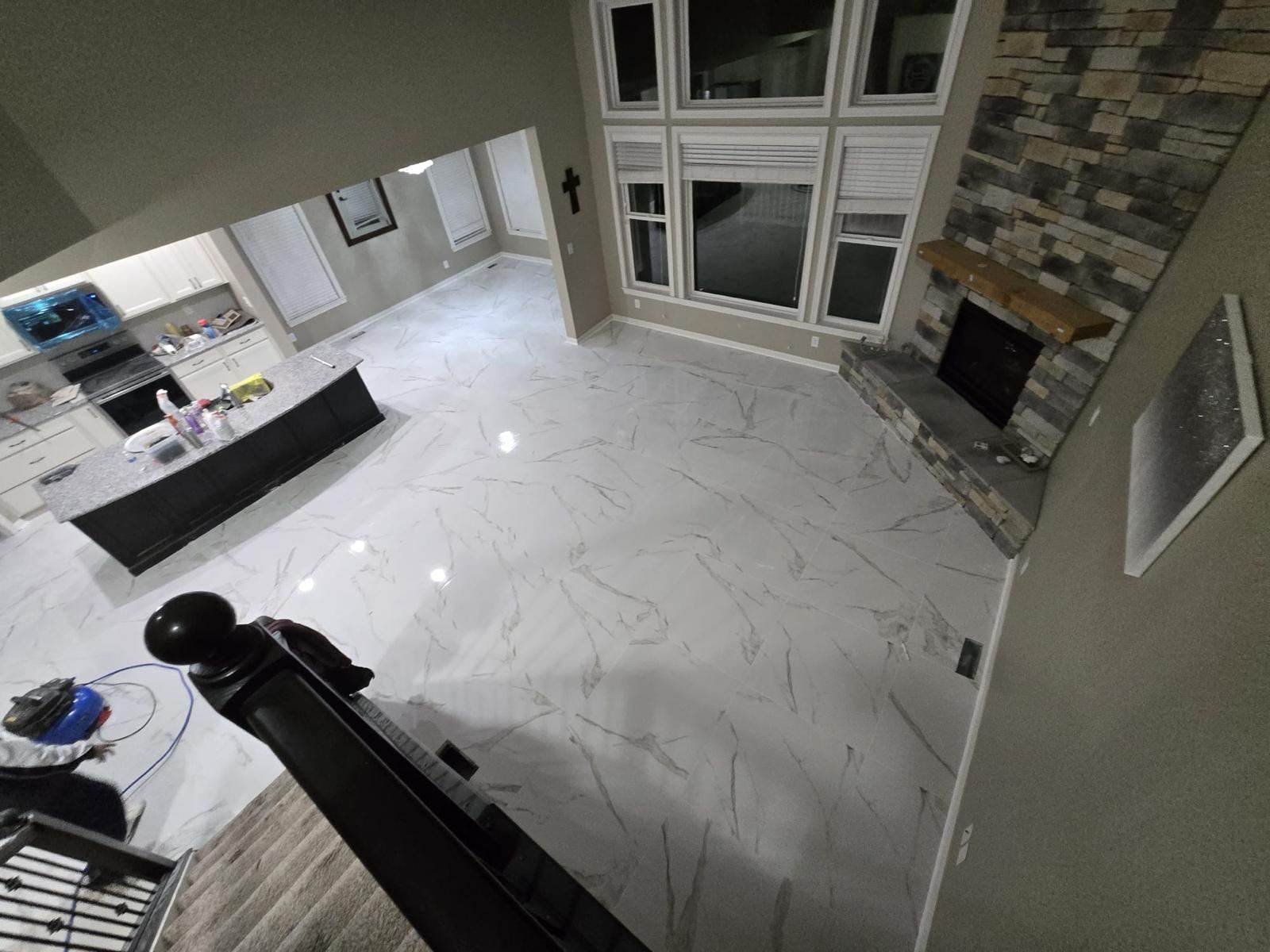 kitchen and floor install Homerix Inc Westfield Indiana