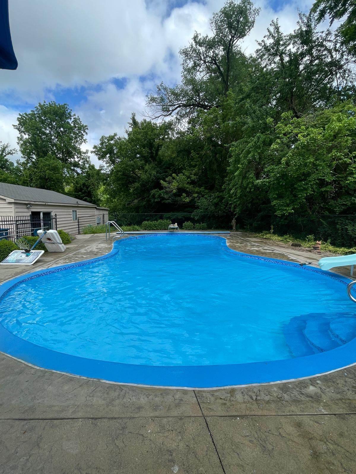 pool renuvation after done perfect Homerix Inc Westfield Indiana