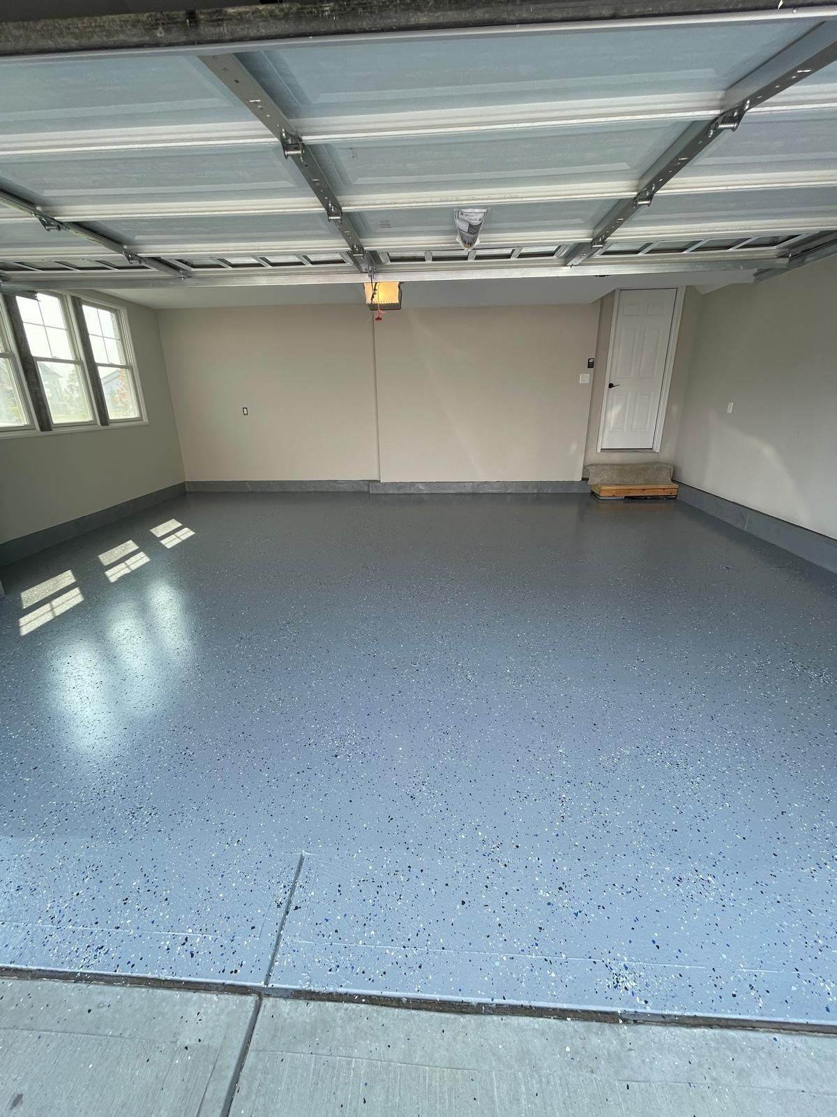 epoxy garage remodling Homerix Inc Westfield Indiana
