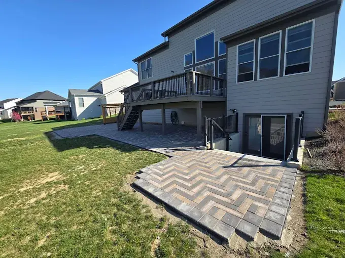 Custom composite deck build and outdoor renovation Carmel Indiana — Homerix Inc